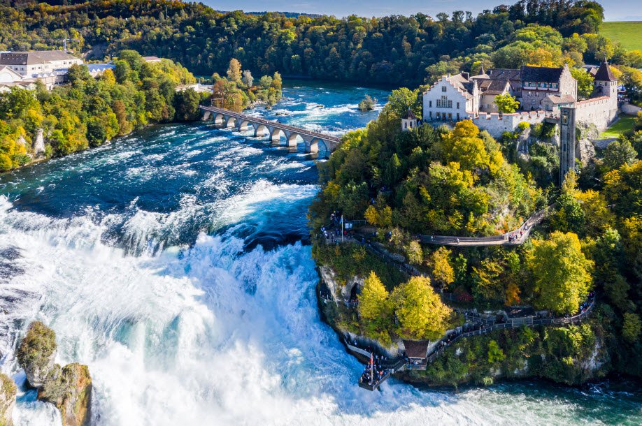 Rhine Falls, Near Schaffhausen, Zurich, Switzerland